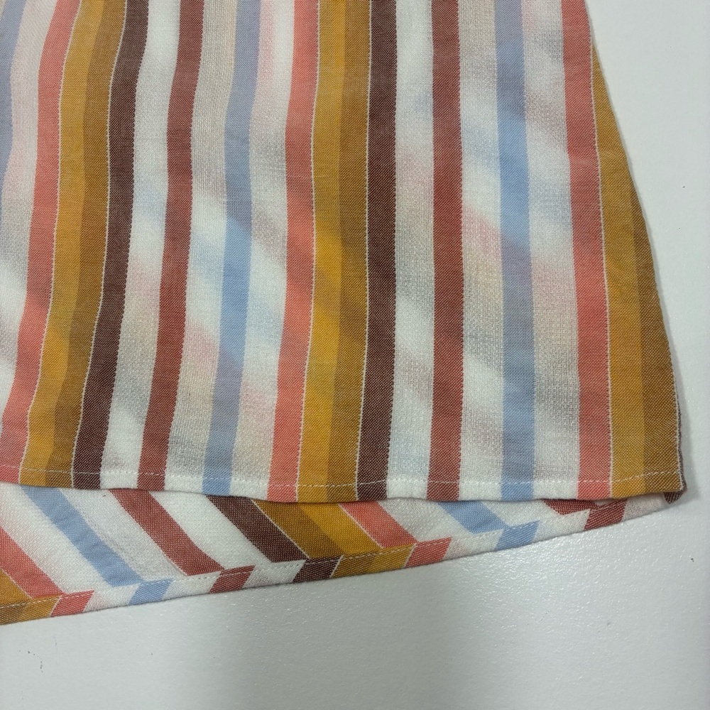 Soft Surroundings Women's Top Size Medium Multicolor Striped Cottagecore Casual - Picture 3 of 14
